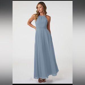 Azazie Melinda. Size 10. NWT. Dusty blue.